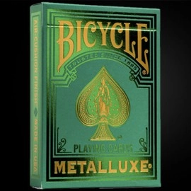 Mazzo di carte Bicycle Metalluxe Green Playing Cards by US Playing Card Co.