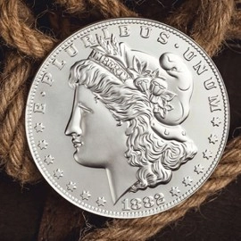 Bacon Jumbo Coin (Morgan) by Bacon Magic