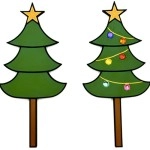 Christmas Tree Paddle Set by HP Creations & Ed Alonzo