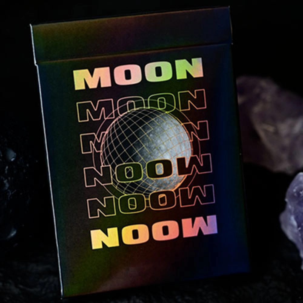 Mazzo di carte Moon (Black Holo) Playing Cards