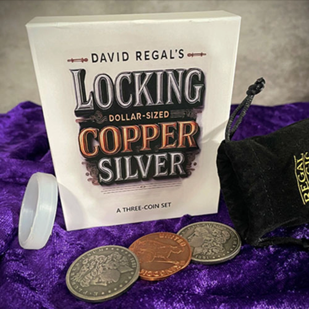 David Regal's Locking DOLLAR-SIZED Copper Silver