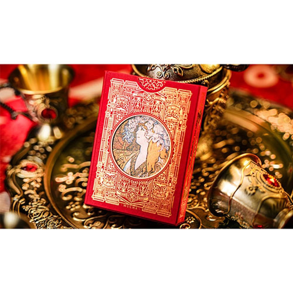 Mazzo di carte Mucha Standard Playing Cards by 52 MUSÉE