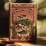 Mazzo di carte Gunslingers Poker (Red) Playing Cards