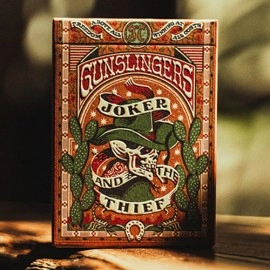 Mazzo di carte Gunslingers Poker (Red) Playing Cards