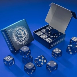 Forcing Dice Set by IARVEL Magic (Transparent Blue)