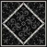 Devil's Bandana V.3 - Precious Stones Collection by Lee Alex (Black Pearl)