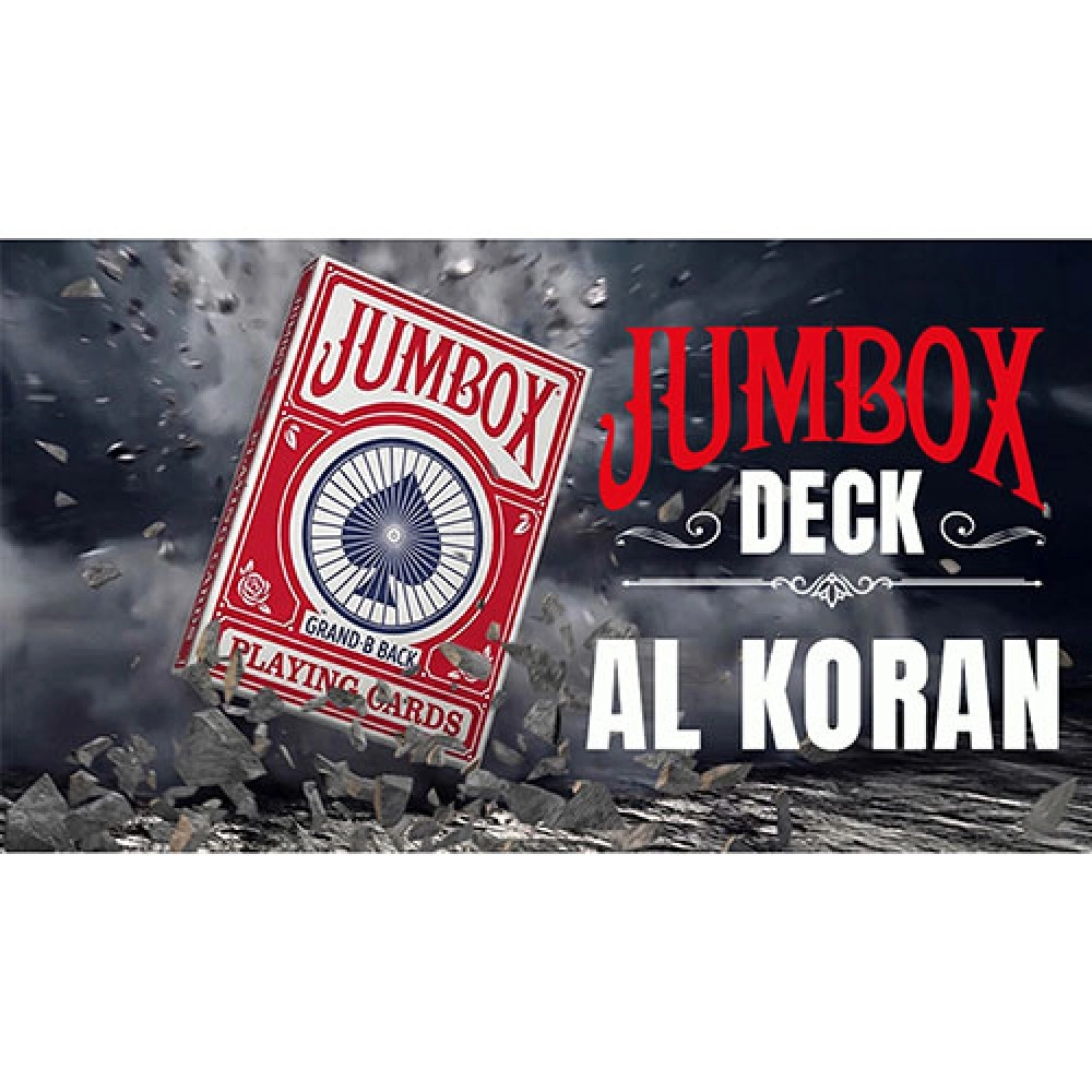 Mazzo di carte Jumbox Koran Deck (Red) by Magic Dream