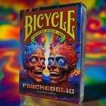 Mazzo di carte Bicycle Psychedelic Playing Cards by Collectable Playing Cards