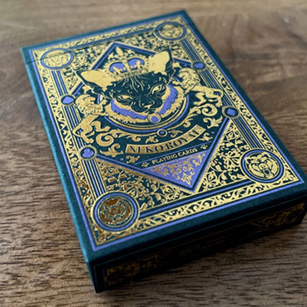 Mazzo di carte Neko Royal Green Playing Cards