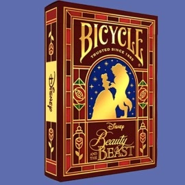 Mazzo di carte Bicycle Disney Beauty and the Beast by US Playing Card Co