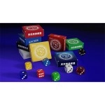 Regular Dice Set (9 Normal Dice) by IARVEL Magic (White)