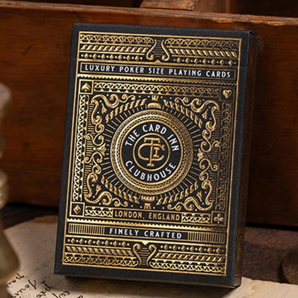 Mazzo di carte TCI Clubhouse (Black) Playing Cards