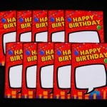 Birthday Silk Surprise REFILL (10 Silks) by PlayTime Magic DEFMA (Orange)