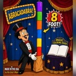 8 Foot Appearing Multi-Color Pole by Big Guy's Magic - Coloring Book Kicker Finale