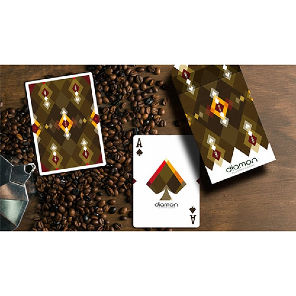 Mazzo di carte Diamon Playing Cards N° 27 Dark Roast by Dutch Card House Company