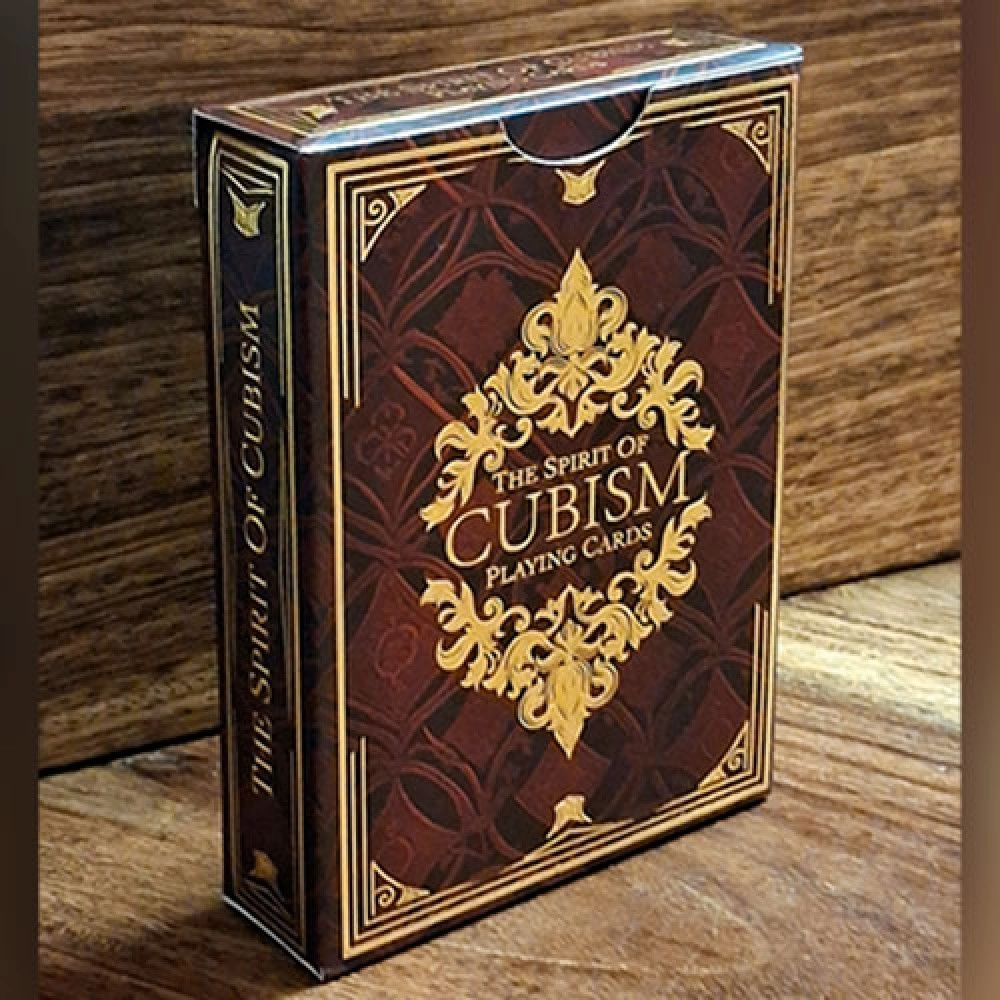Mazzo di carte The Spirit of Cubism (Dark Red) Playing Cards