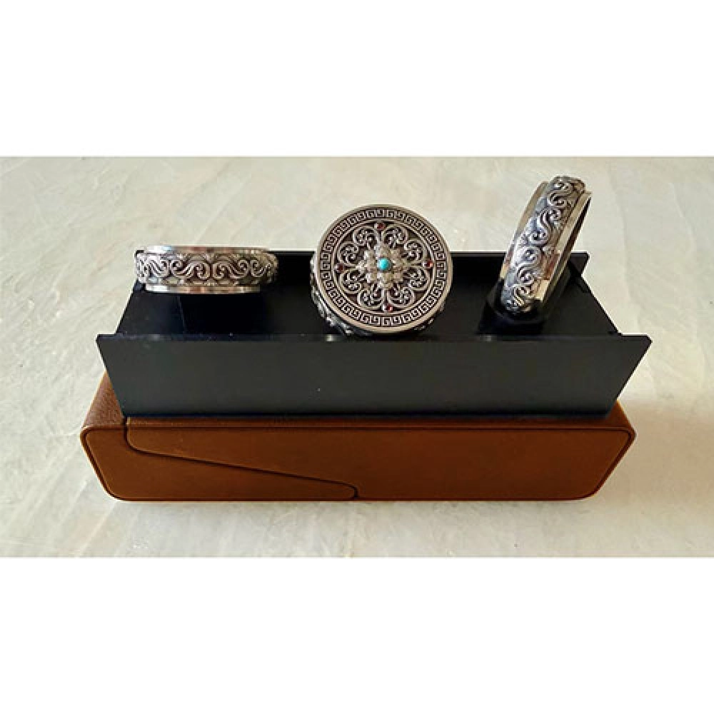 Coin Vault Case and Display Set (Brown)