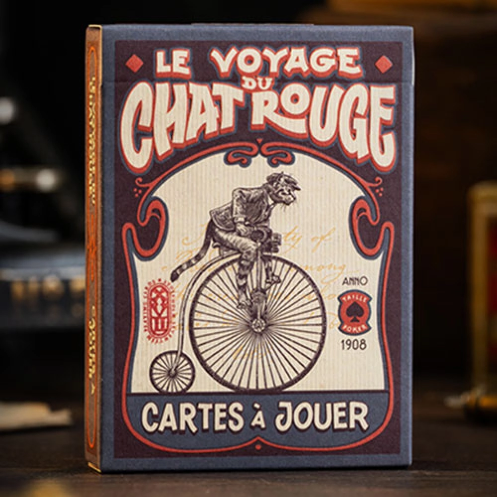 Mazzo di carte Le Voyage Du Chat Rouge Playing Cards by Stockholm17