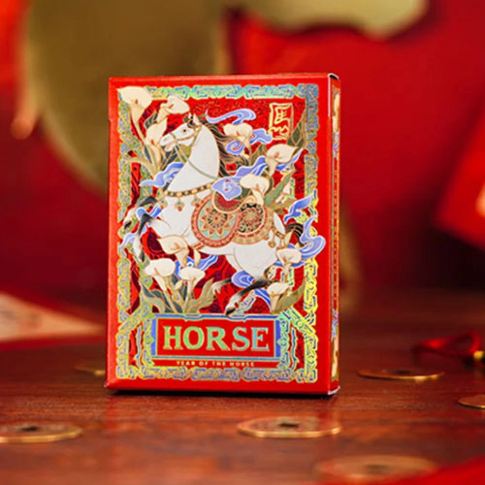 Mazzo di carte Year of the Horse (Red) Playing Cards by TCC Fashion