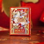 Mazzo di carte Year of the Horse (Red) Playing Cards by TCC Fashion