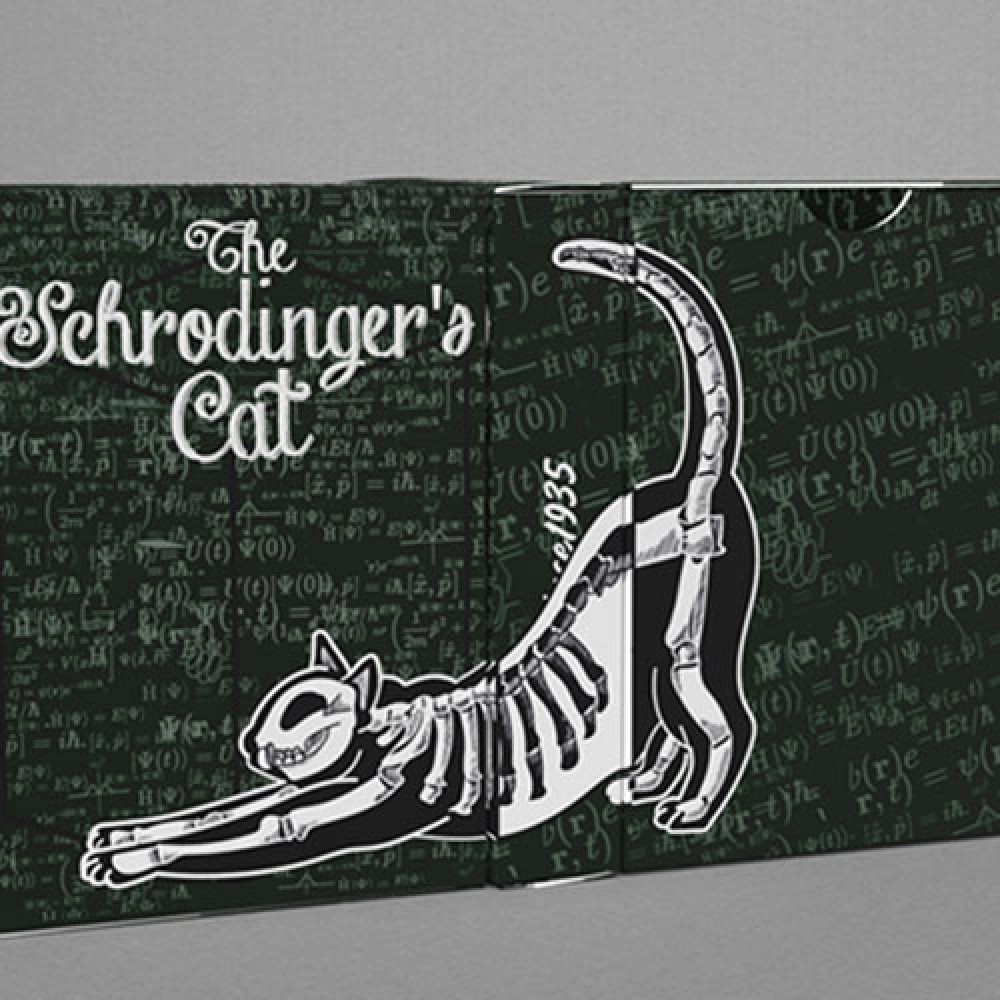 Mazzo di carte Schrodinger's Cat: Alive Green Edition Playing Cards