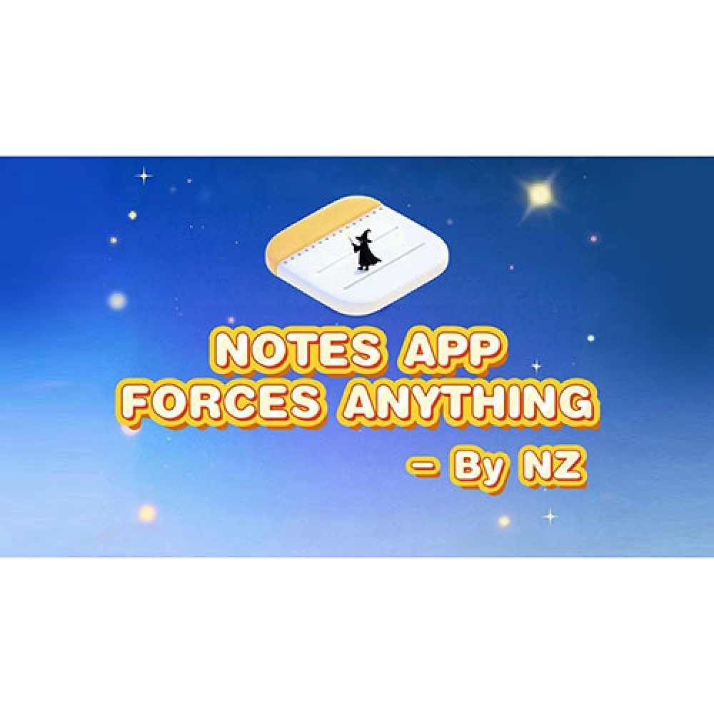 Notes App Forces Anything by Richard Zeng & Bacon Magic