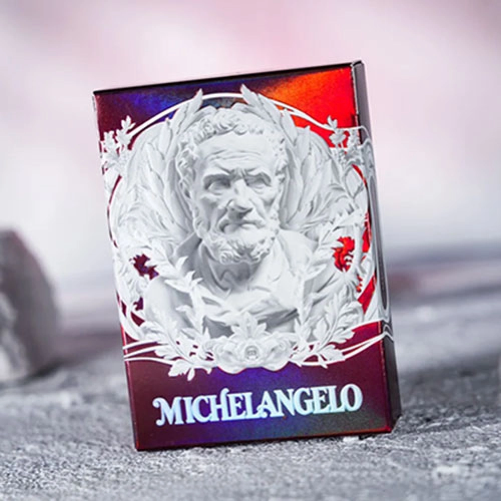 Mazzo di carte Alabaster Michelangelo HOLO Playing Cards by TCC Fashion
