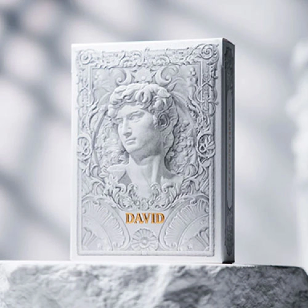 Mazzo di carte Alabaster David Luxury Playing Cards by TCC Fashion
