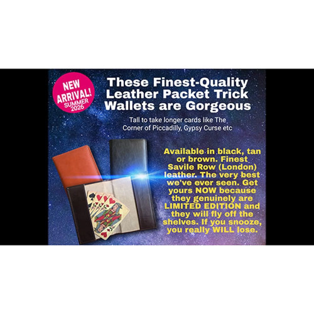 Leather Packet Wallet (Tan) by Paul Gordon