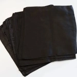 Foulards di seta 20cm Premium 12 Pack bulk (Black) Magic by Gosh