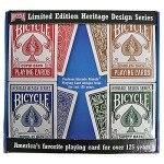 Mazzi di carte Bicycle Heritage Design Series - Limited Edition
