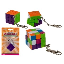 Magic cube keychain