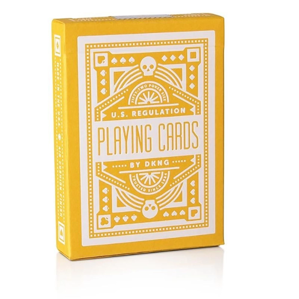 Mazzo di carte DKNG Yellow Wheels Playing Cards by Art of Play