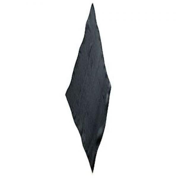 Foulard di seta a forma di rombo - Nero