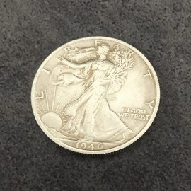 Magnetic Walking Liberty Half Dollar (Super Strong, 3.05 cm, Ottone)