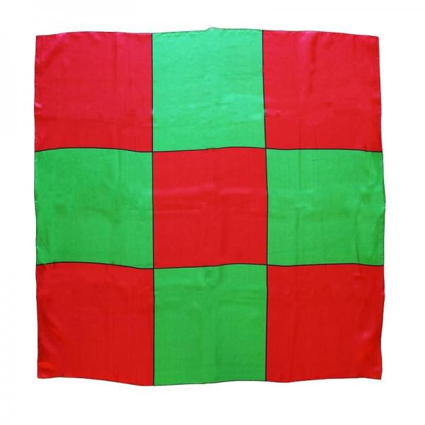 Sitta Chessboard Blendo - Rosso e verde - Cm 90 x ...