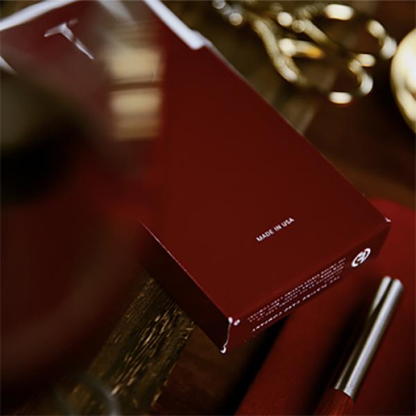 Mazzo di Carte New T Playing Cards - Wine Red