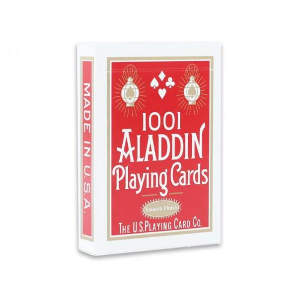 Mazzo di carte Aladdin Smooth Finish - dorso rosso