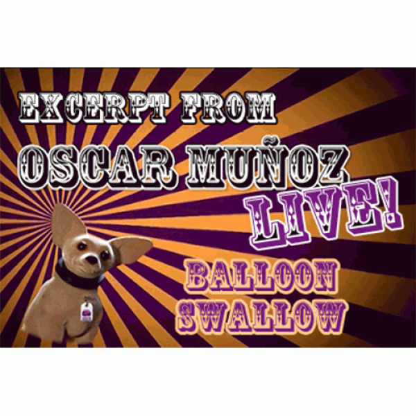 Balloon Swallow  by Oscar Munoz (Excerpt from Oscar Munoz Live) video DOWNLOAD