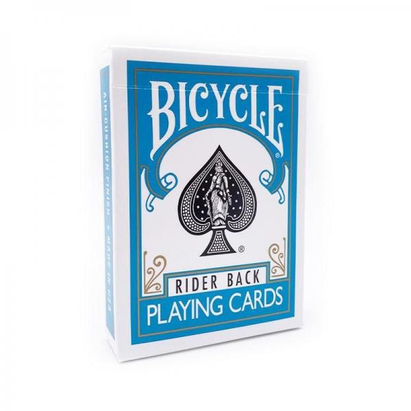 Bicycle - Mazzo regolare - Turchese + 3 Carte Gaff