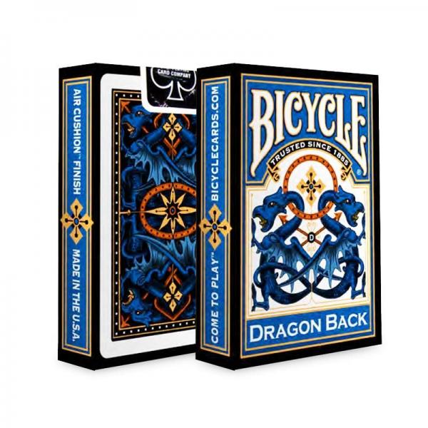 Mazzo di carte Bicycle Dragon - dorso blu