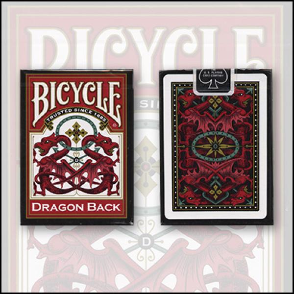 Mazzo di carte Bicycle Dragon - dorso rosso