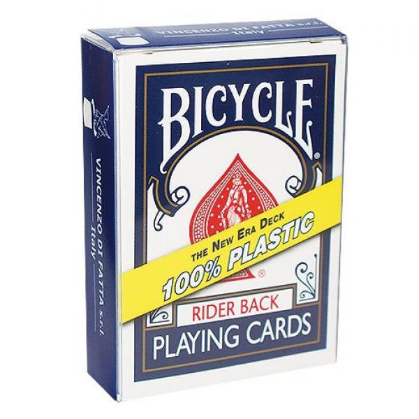 Mazzo di carte Bicycle 100% plastica - dorso blu