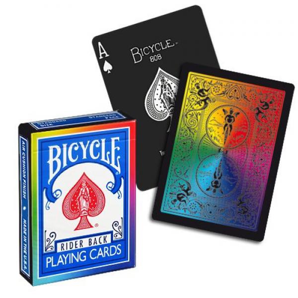 Mazzo di carte Bicycle - Rainbow - Black