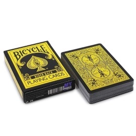 Mazzo di carte Bicycle Reverse (Yellow & Black)