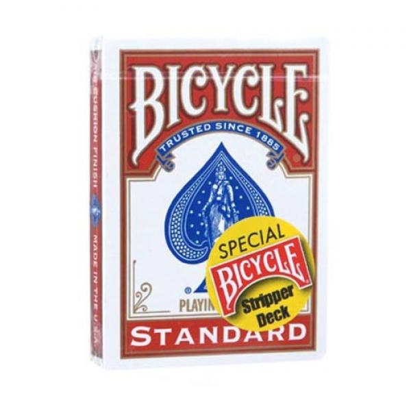 Mazzo di carte Stripper Deck Bicycle - Mazzo Conico - dorso rosso