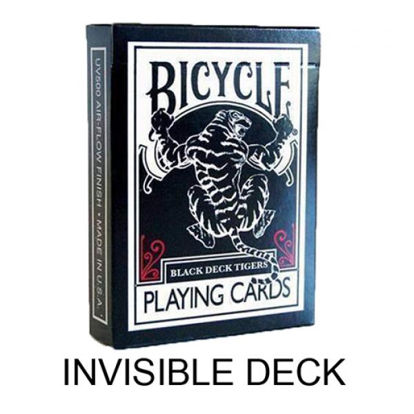 Mazzo Invisibile - Invisible Deck Bicycle Tiger White and Red by Ellusionist