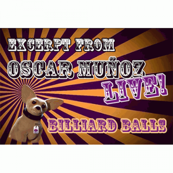 Billiard Balls  by Oscar Munoz (Excerpt from Oscar Munoz Live) video DOWNLOAD