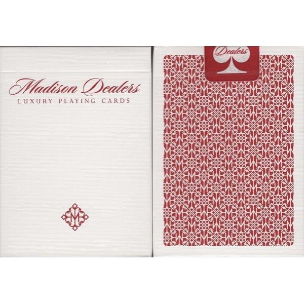 Mazzo di carte Madison Bordered Dealers by Daniel Madison & Ellusionist - Red