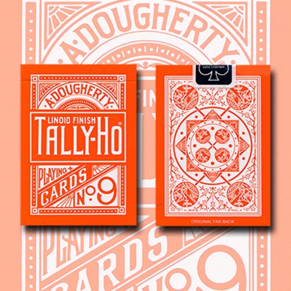 Mazzo di carte Tally Ho Reverse Fan back (Orange) Limited Ed. by  Aloy Studios / USPCC